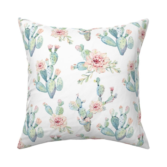 'Cactus Garden ' Minky Panel 135cm x 90cm