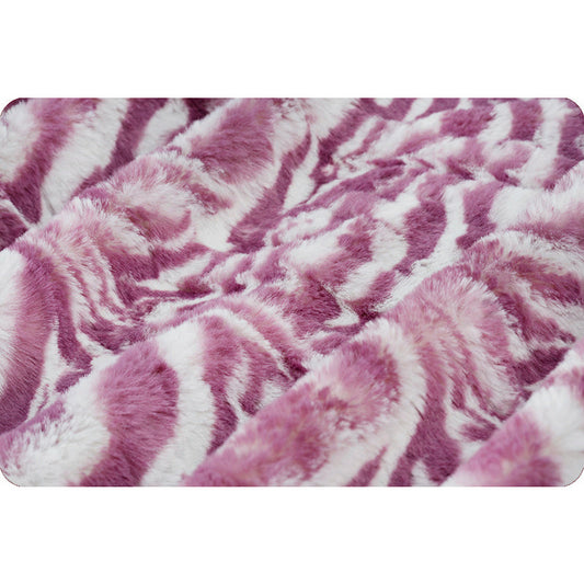 Luxe Cuddle® Zebra - Berry Mist by Shannon Fabrics