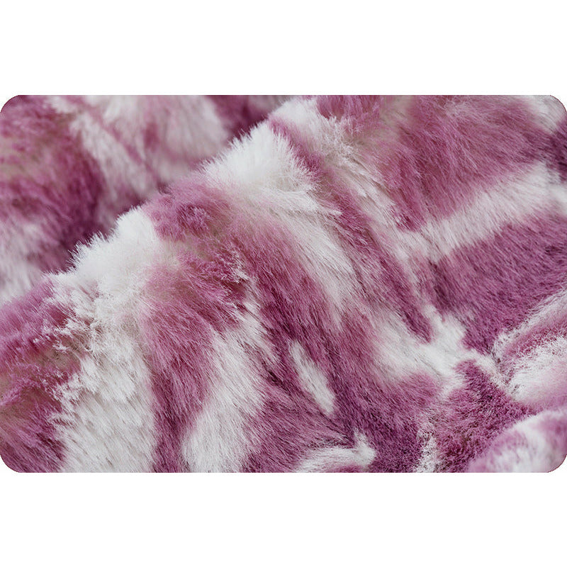 Luxe Cuddle® Zebra - Berry Mist by Shannon Fabrics