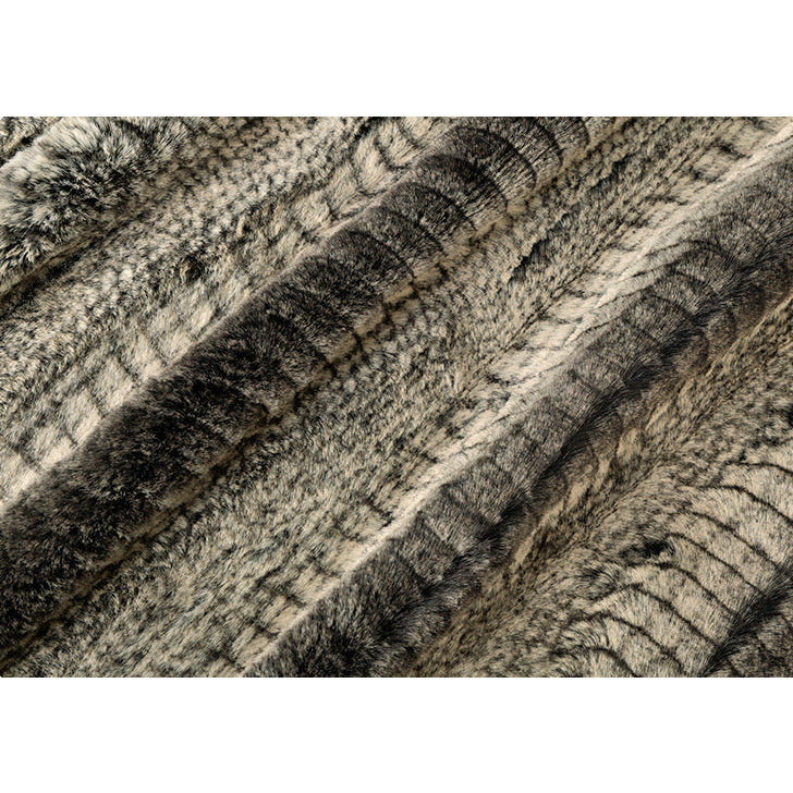 Luxe Cuddle® Gator - Beige/Ash by Shannon Fabrics