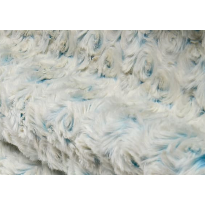 Luxe Cuddle® Blue Ice Frosted Swirl by Shannon Fabrics