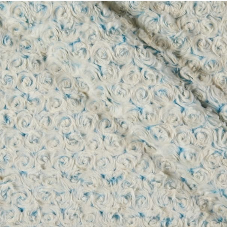 Luxe Cuddle® Blue Ice Frosted Swirl by Shannon Fabrics