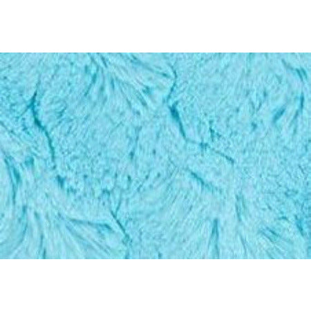 Minky Snuggle Bella in Turquoise by Michael Miller Fabrics