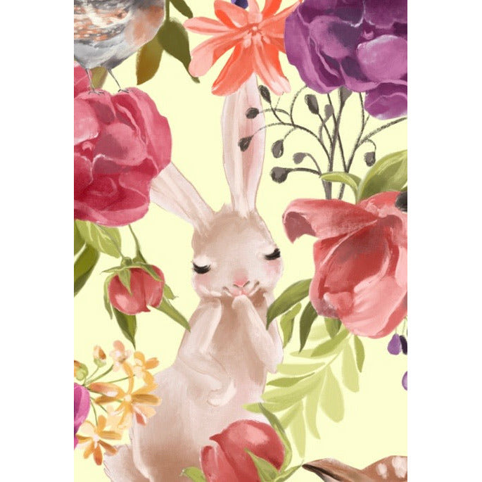 ‘Watercolour Forest' 290GSM Minky per metre