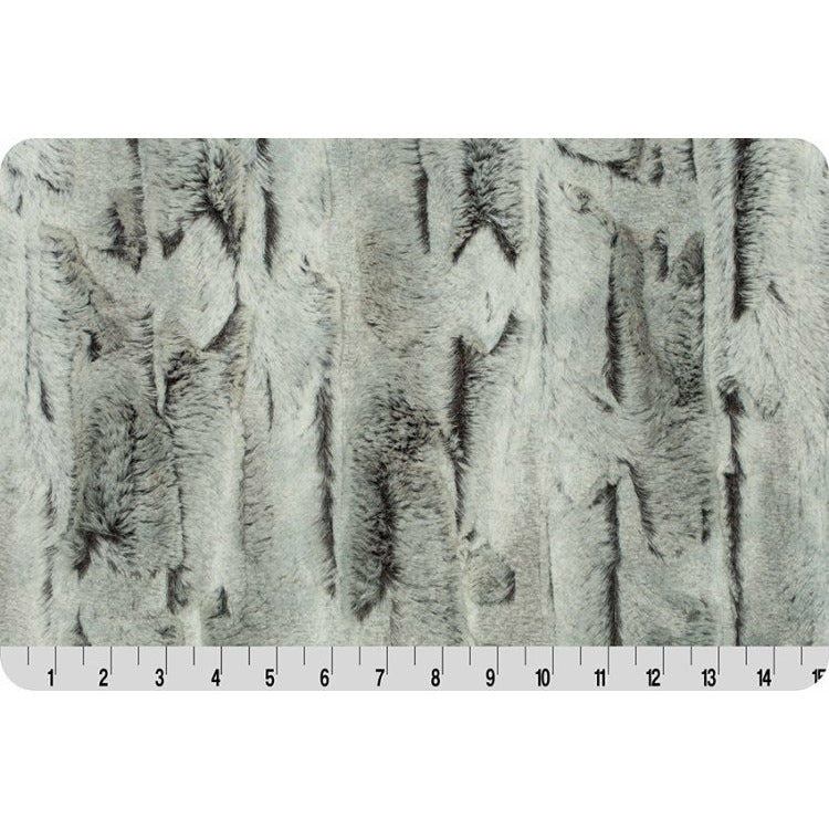 Luxe Cuddle® Silver Fox Sterling/ Black by Shannon Fabrics