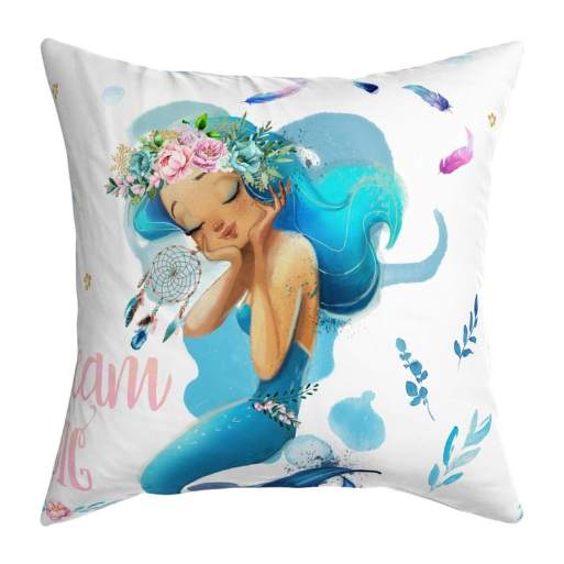 'Dream Big Mermaid 'Minky Panel  75cm x 45cm