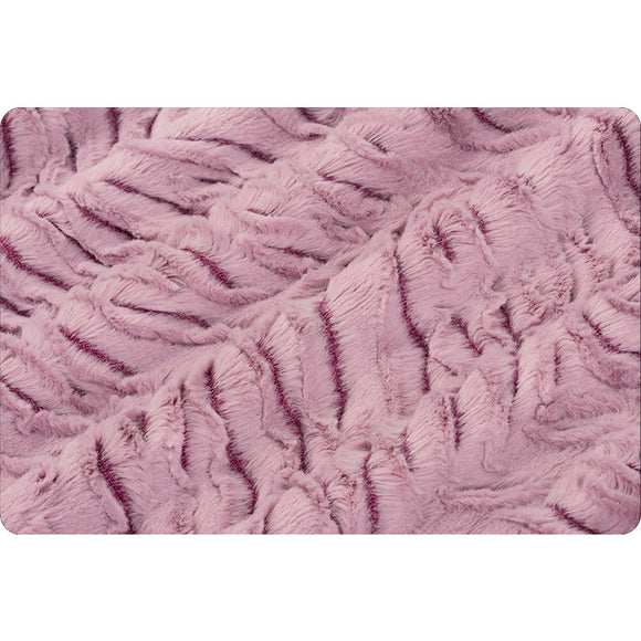 Luxe Cuddle® Frosted Zebra Misty Mauve by Shannon Fabrics