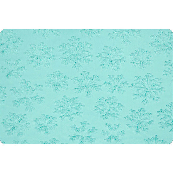 Luxe Cuddle® Snowflake Saltwater by Shannon Fabrics