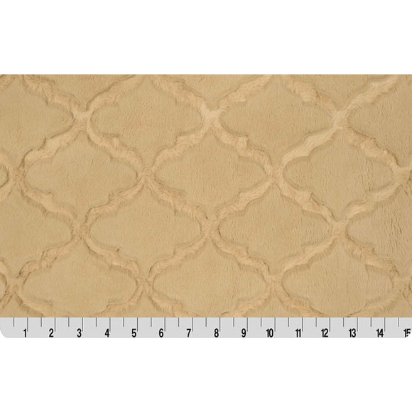 Luxe Cuddle® Lattice Sand by Shannon Fabrics