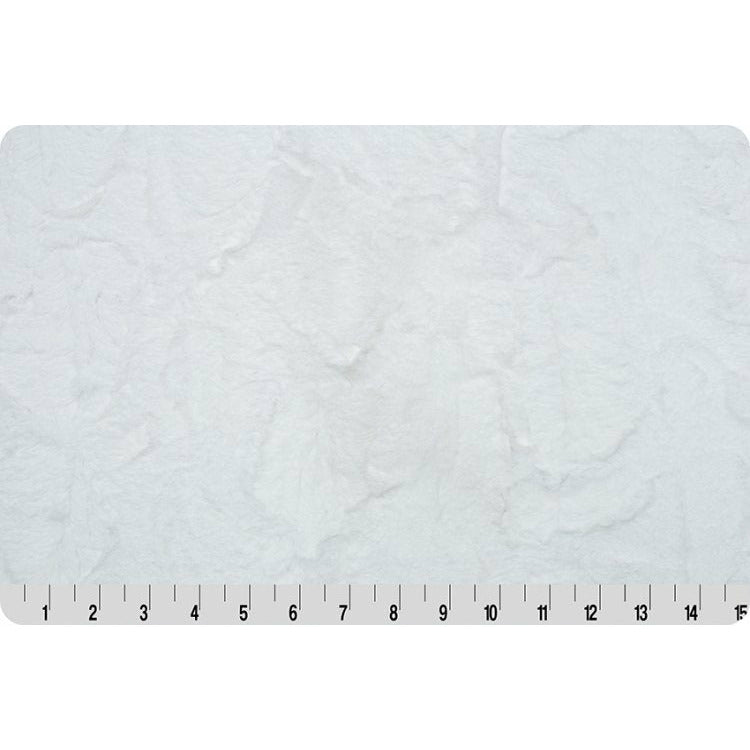 OffCut 1m x 75cm ~ Luxe Cuddle® Hide Snow by Shannon Fabrics