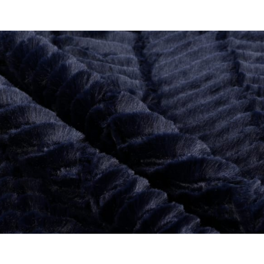 OffCut Luxe Cuddle® Ziggy Ink 80 x 35cm  by Shannon Fabrics